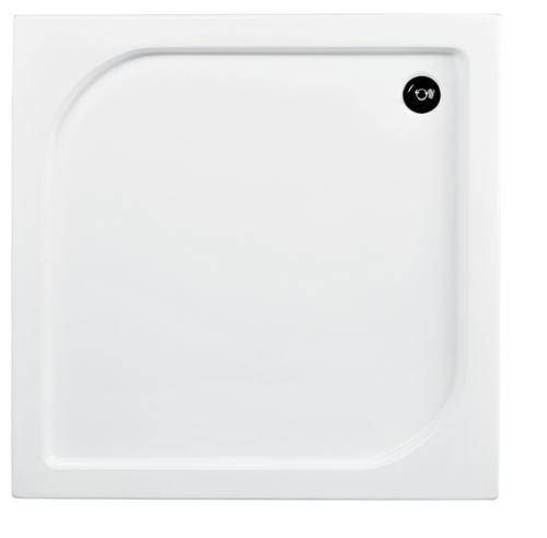 Brodzik kwadratowy biały Besco OSKAR-PMD 90x90x4
