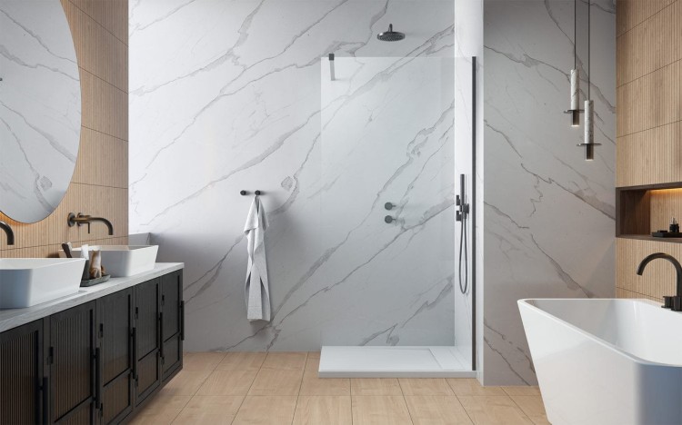 Kabina prysznicowa walk-in Radaway Modo X Brushed GunMetal II