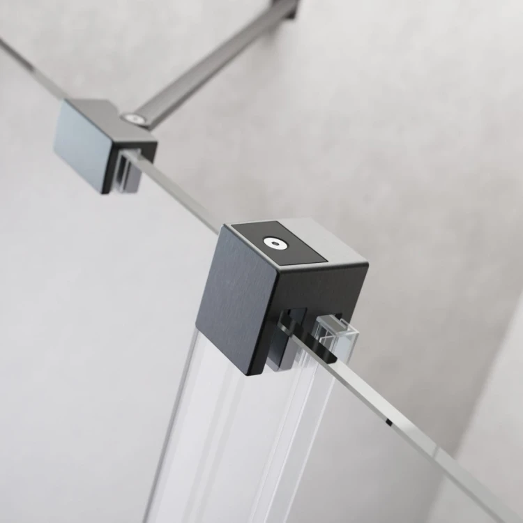Drzwi prysznicowe Furo Brushed GunMetal DWJ Radaway prawe