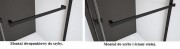 Kabina pięciokątna Radaway Nes Black PTD 100x100x200 przejrzysta