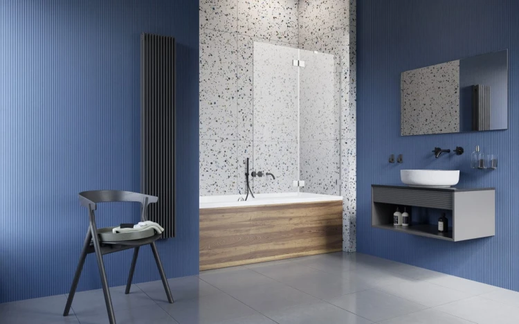 Parawan nawannowy Radaway Essenza Pro PND II prawy chrom