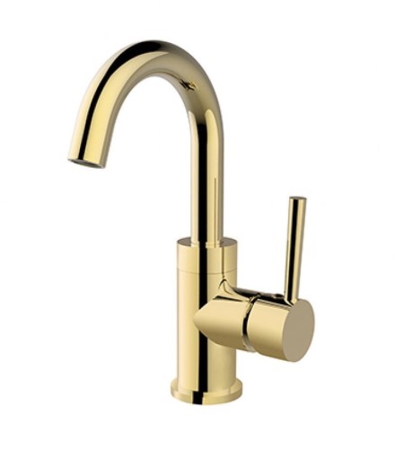 Bateria umywalkowa stojąca Besco ILLUSION II złota