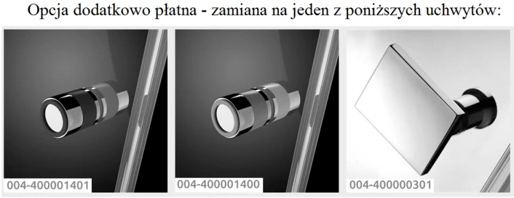 Drzwi prysznicowe Radaway Eos DWJ I 80x197 prawe, szkło przejrzyste