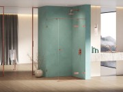 Kabina prysznicowa New Trendy Eventa Copper Shine prawa