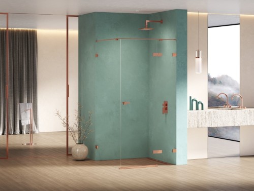 Kabina prysznicowa New Trendy Eventa Copper Shine prawa