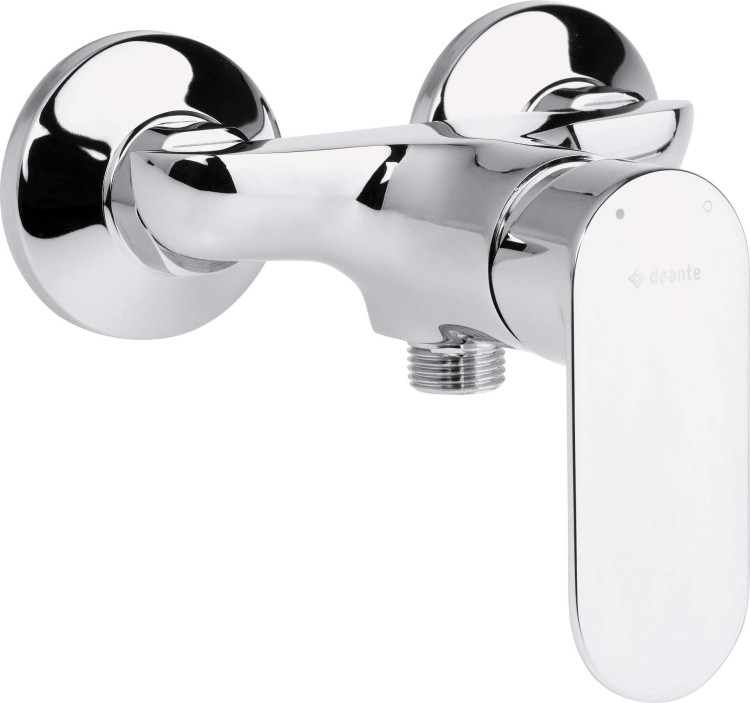 Bateria prysznicowa ścienna rozstaw 10cm chrom Alpinia Deante