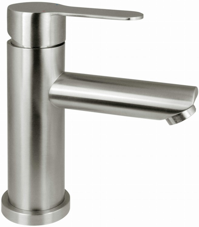 Bateria umywalkowa stojąca Lupo stal Deante