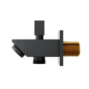 Wylewka wannowo prysznicowa corsan cmw6 gunmetal z przełącznikiem mechanicznym