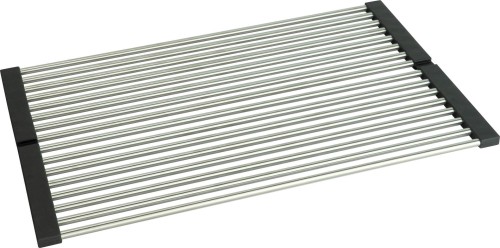 Ociekacz składany stal szczotkowana nero Deante