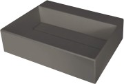 Umywalka granitowa nablatowa 50x40 z maskownicą Correo Deante