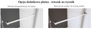 Kabina przyścienna Radaway Euphoria KDJ P 100x80x200 prawa przejrzysta