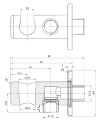 Deante Box Komplet z boxem podtynkowym termostatyczny zaokrąglony Bianco