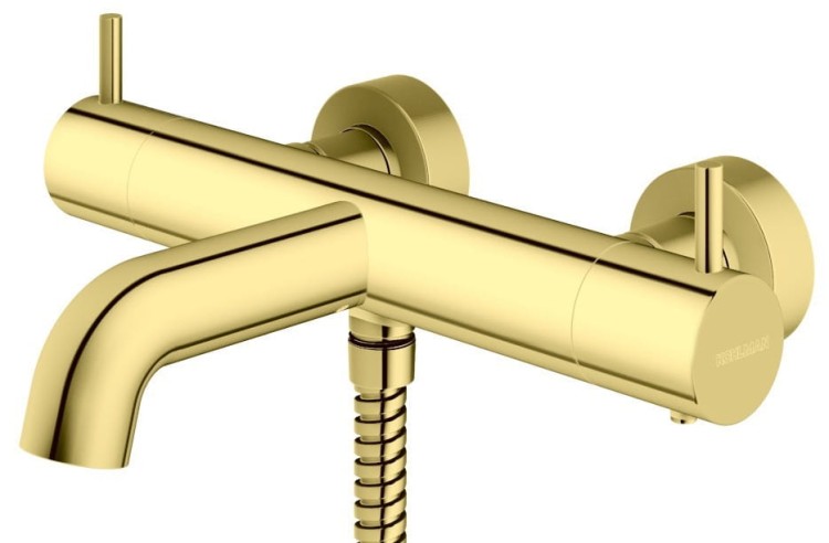 Bateria wannowa termostatyczna złota Axel Gold KOHLMAN QW710AGD