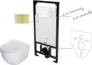 Zestaw WC podtynkowy 6 w 1 Peonia Deante