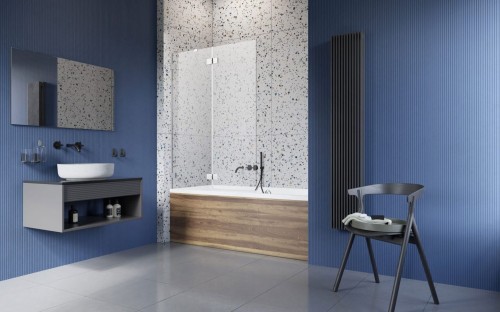 Parawan nawannowy Radaway Essenza Pro PND II lewy chrom