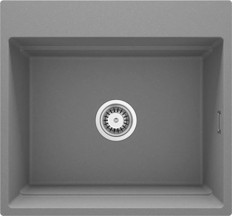 Zlewozmywak granitowy magnetyczny szary metalik Magnetic Deante