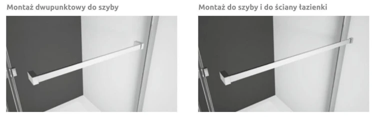 Kabina prostokątna Radaway Arta KDJ II 90x80x200 przejrzysta lewa
