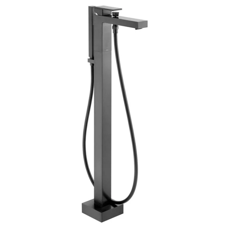 Bateria VADO NOTION wannowa wolnostojąca czarna szczotkowana