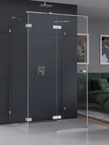 Kabina przyścienna New Trendy Eventa chrom lewa