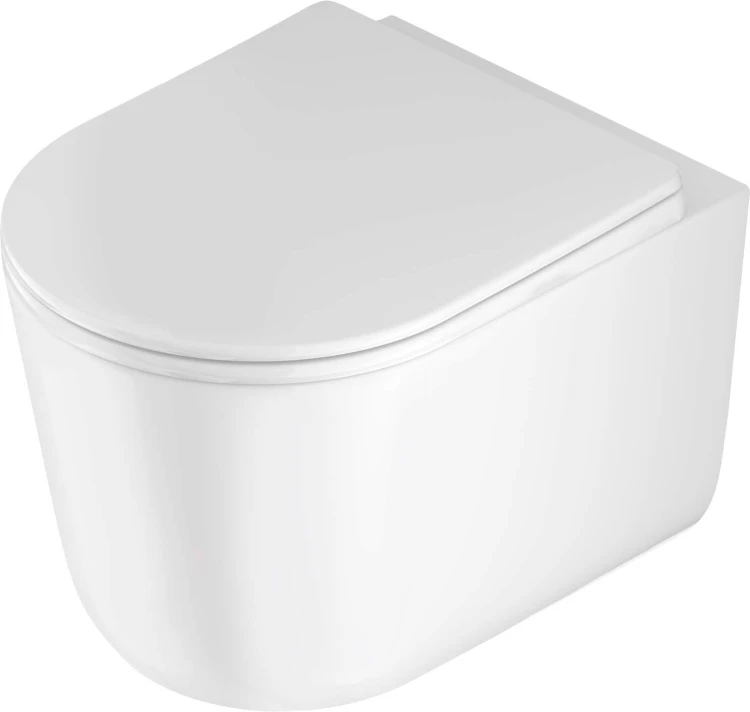 Miska WC z deską bezkołnierzowa