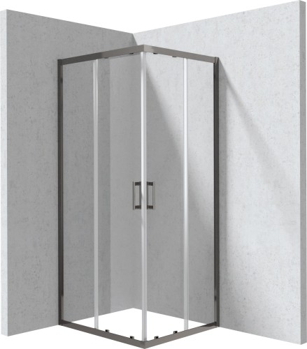 Kabina prysznicowa prostokątna 80x90 cm