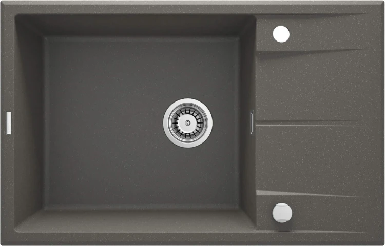 Zlewozmywak granitowy 1-komorowy z ociekaczem Eridan Deante ZQET11B