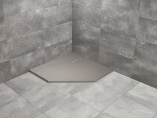 Brodzik pięciokątny Kyntos PT 90x90 cementowy Radaway