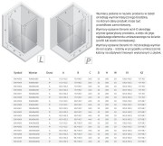 Kabina prysznicowa New Trendy Eventa chrom lewa