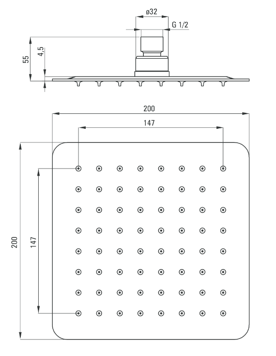 Deante Box Komplet z boxem podtynkowym termostatyczny zaokrąglony Bianco