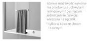 Parawan nawannowy Furo PND II 160x150 Radaway chrom prawy