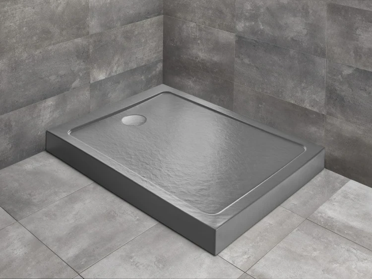 Brodzik prostokątny Radaway Doros F Compact 100x70 Stone antracytowy