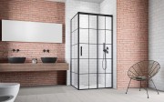 Kabina prysznicowa Idea Black KDJ Factory Radaway prawa