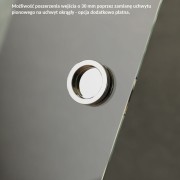 Kabina prysznicowa Furo KDD 80x80x200 Radaway