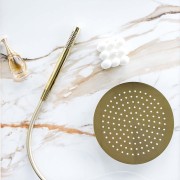 Zestaw prysznicowy podtynkowy corsan lugo z03mgl złoty