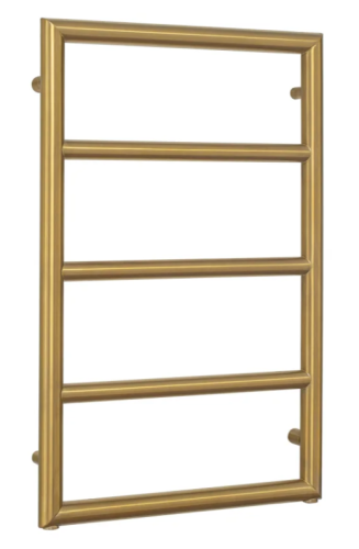 Grzejnik łazienkowy Sunerzha Bodes 80x50 złoto szczotkowane