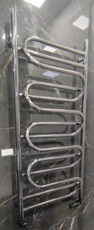 Grzejnik Sunerzha Elegy Verso 120x50cm czarna perła + zawory