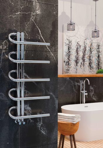 Grzejnik łazienkowy Sunerzha Virgo 99x50 stal polerowana