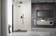 Kabina prysznicowa Radaway Nes Black Walk-in KDD B 100x200 lewa