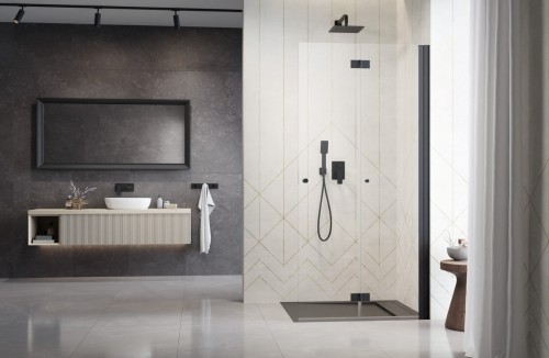 Kabina prysznicowa Radaway Nes Black Walk-in KDD B 80x200 prawa