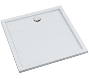 Brodzik kwadratowy SHARPER 100x100 Schedline, biały