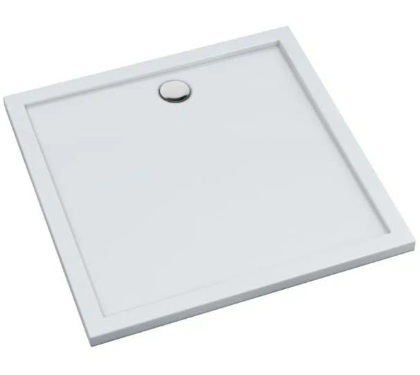 Brodzik kwadratowy SHARPER 100x100 Schedline, biały