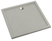 Brodzik kwadratowy Sharper Cement Stone 80x80 Schedline szary