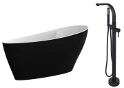 Wanna wolnostojąca Besco Keya B&amp;W 165x70 + bateria Decco I