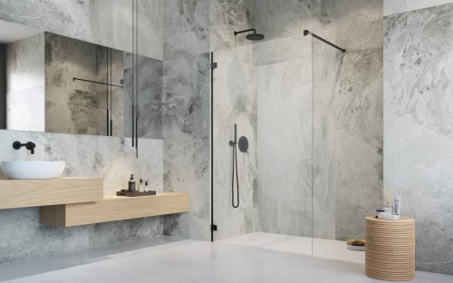 Kabina prysznicowa Radaway Essenza Pro Black Walk-in II