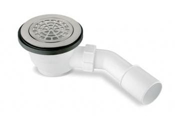 Syfon brodzikowy McAlpine HC27-SNBR stal szczotkowana