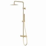 Natryskowa złota kolumna prysznicowa corsan lugo cmn01mgl