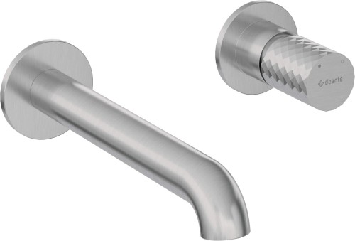 Bateria umywalkowa podtynkowa stal szczotkowana Silia Hexa Deante