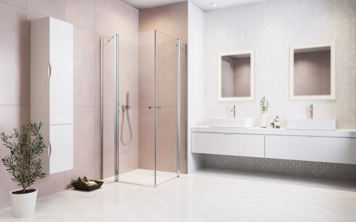 Kabina kwadratowa Radaway Eos KDD II 80x80x195 szkło przejrzyste