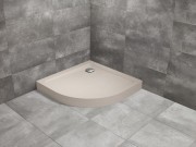 Brodzik półokrągły Radaway Doros A Compact 90x90 Stone kaszmirowy