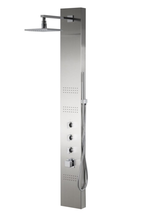 Panel prysznicowy corsan neo s060 termostat stal